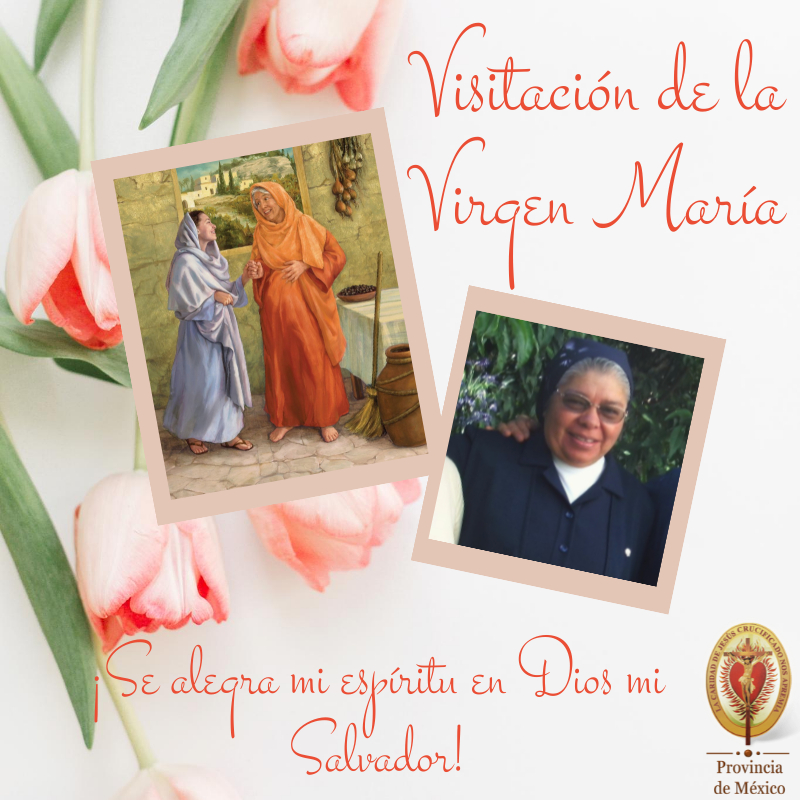 Fiesta de la Visitación felicitación a Sor Graciela Rubio Visitadora Provincial
